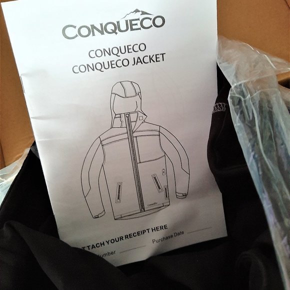 CONQUECO Women's Heated Jacket Slim Fit Sz L - Picture 5 of 7